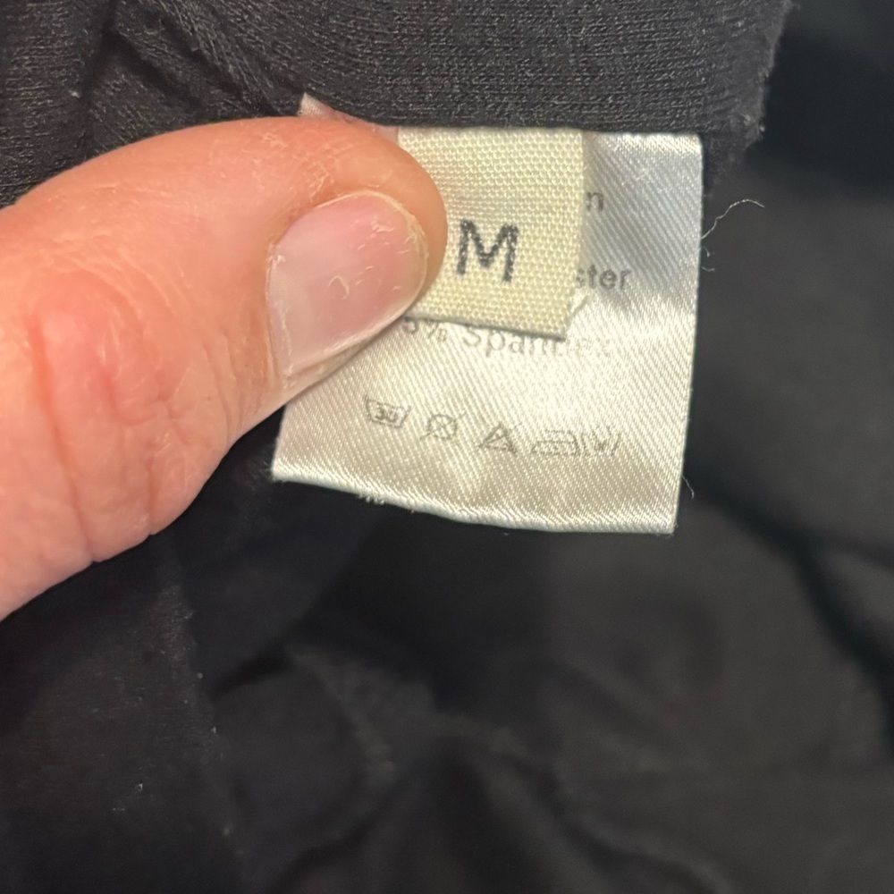 Black Medium Maternity Woman’s Jogger Pants - Picture 4 of 4